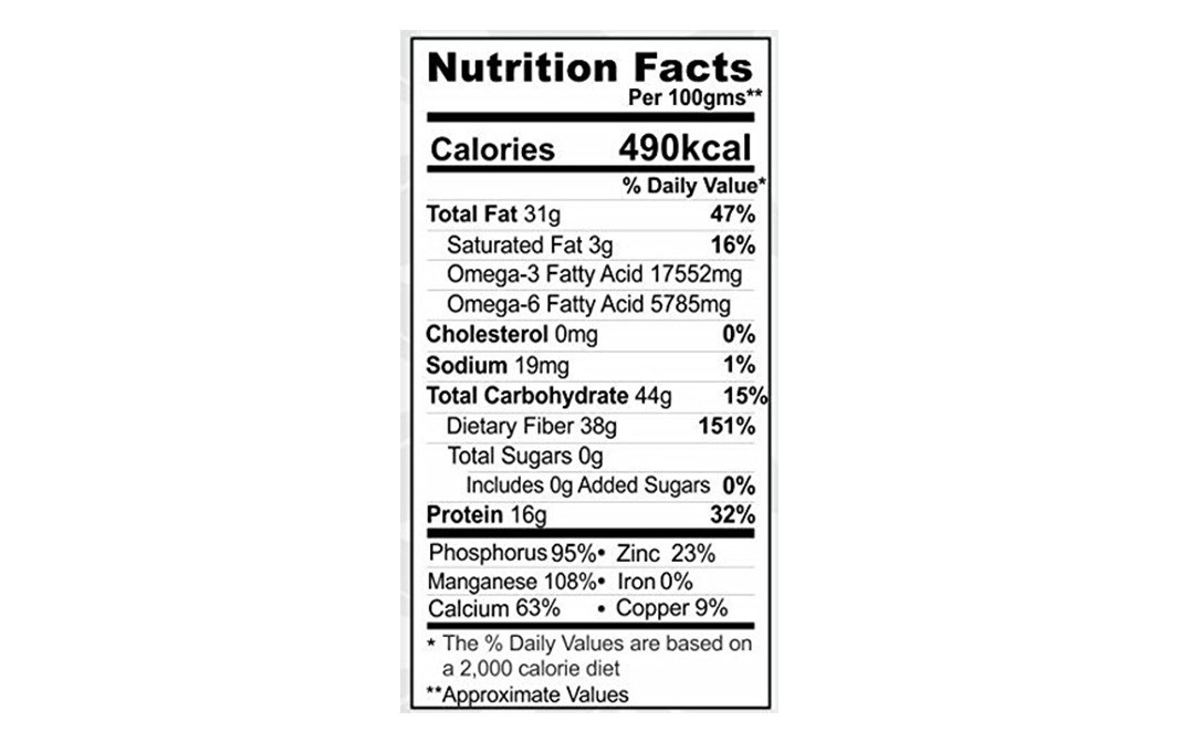Agile Organic Chia Seeds    Pack  500 grams